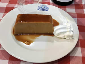 Flan de café y Baileys